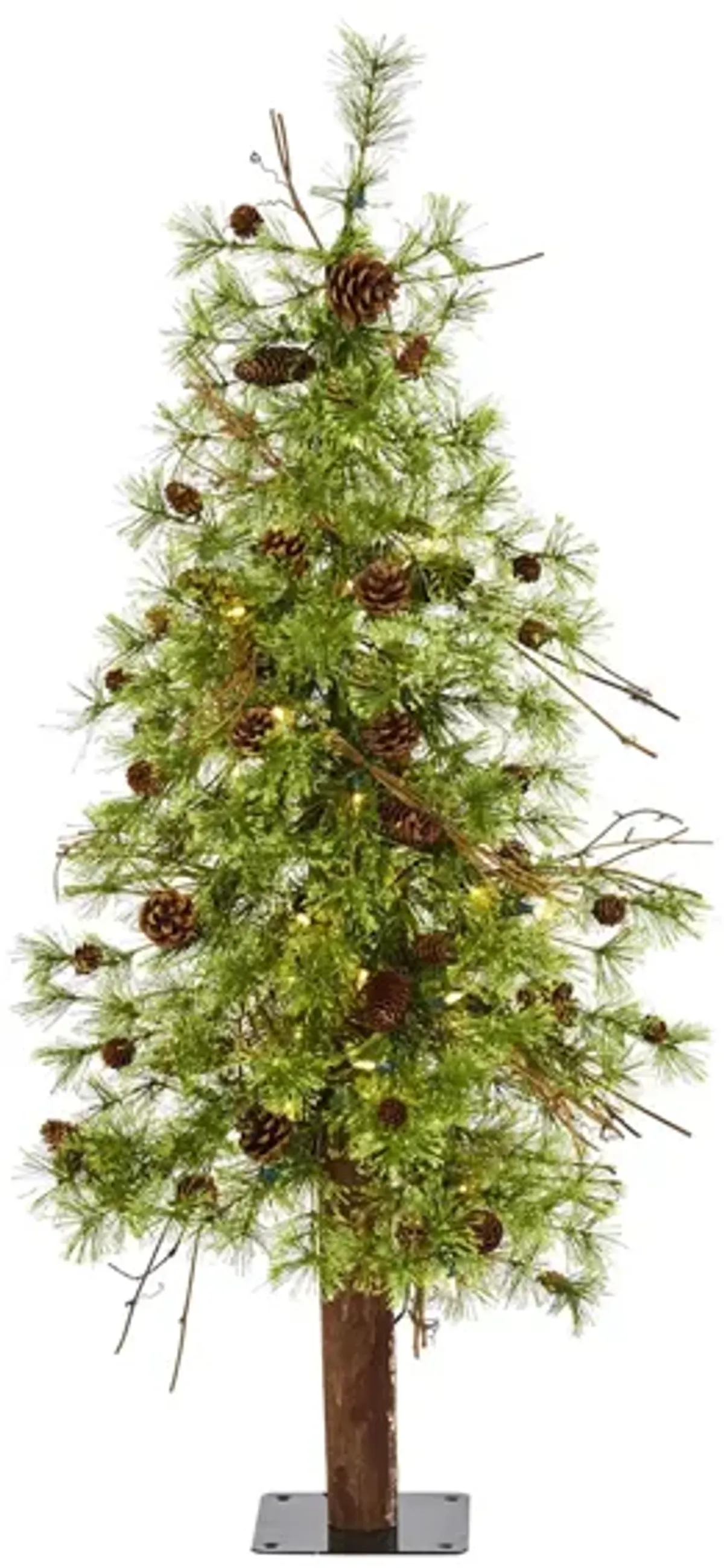 4ft. Pre-Lit Wyoming Alpine Artificial Christmas Tree