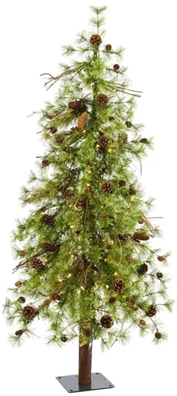 5ft. Pre-Lit Wyoming Alpine Artificial Christmas Tree