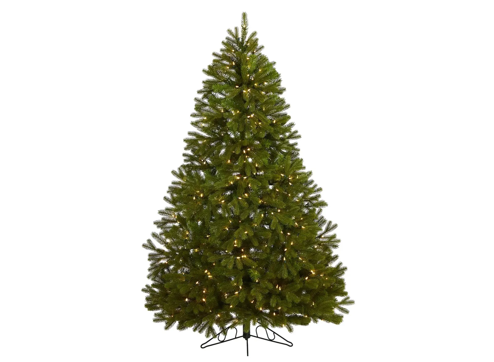 6ft. Pre-Lit Cambridge Spruce Flat Back Artificial Christmas Tree