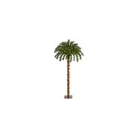 4ft. Pre-Lit Christmas Palm Artificial Tree in Green by Bellanest