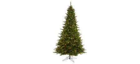 9ft. Pre-Lit Vermont Spruce Artificial Christmas Tree in Green by Bellanest