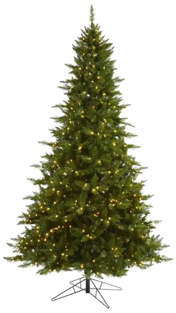 9ft. Pre-Lit Vermont Spruce Artificial Christmas Tree
