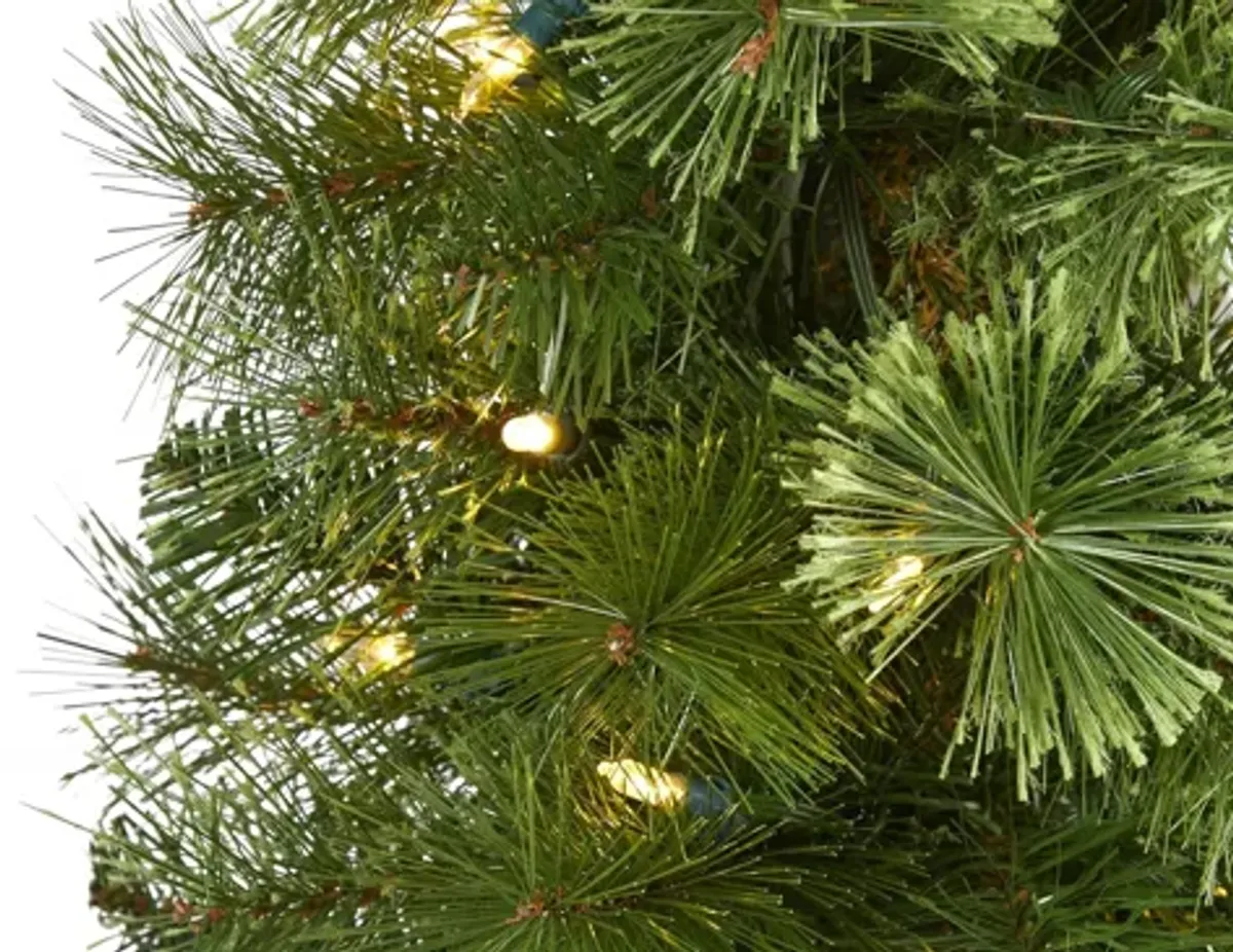 5ft. Pre-Lit Green Pencil Artificial Christmas Tree