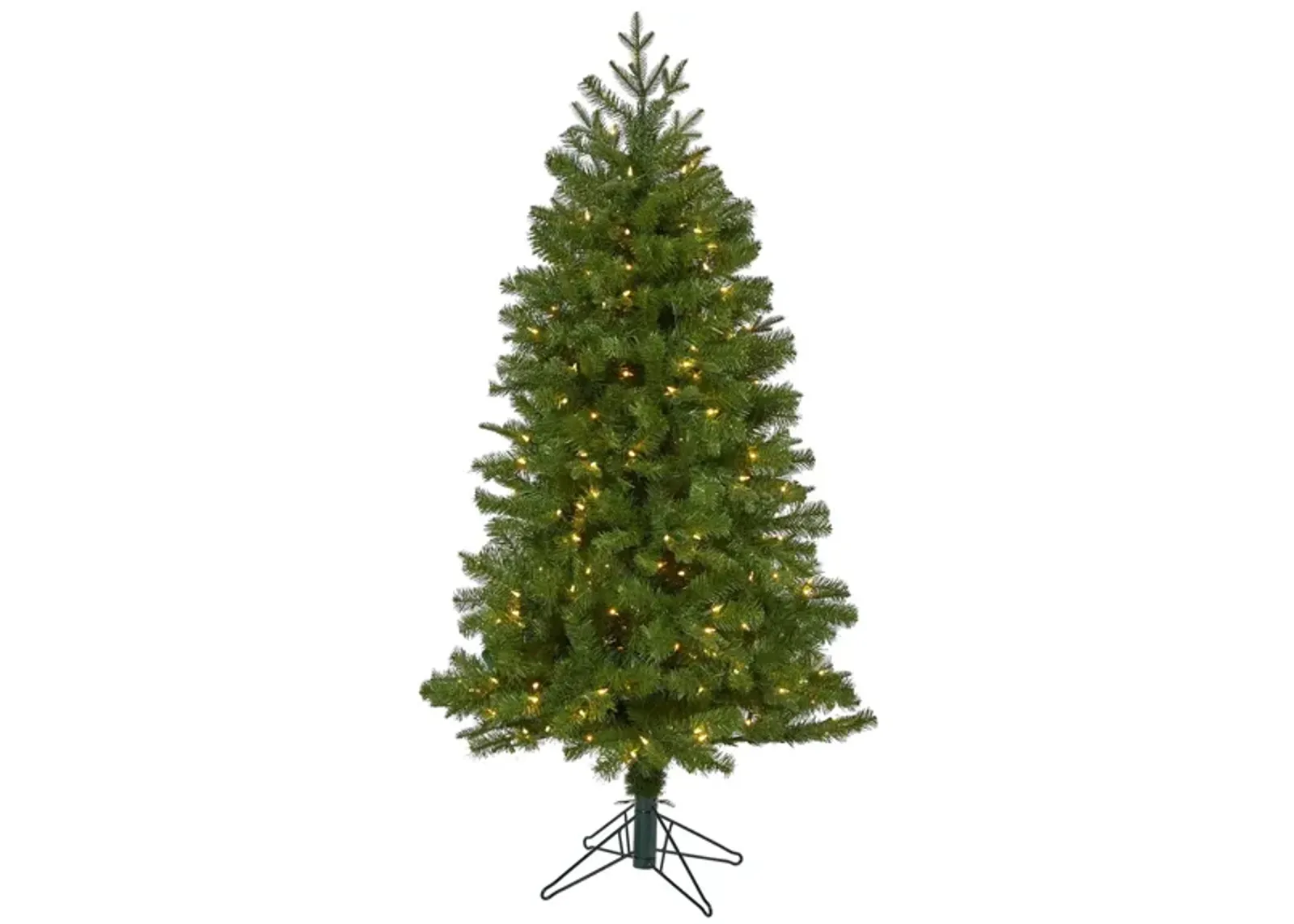 5ft. Pre-Lit Vancouver Spruce Artificial Christmas Tree in Green by Bellanest