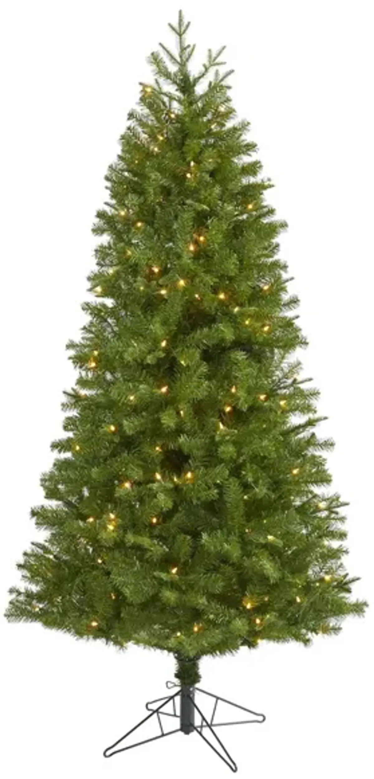 6.5ft. Pre-Lit Vancouver Spruce Artificial Christmas Tree in Green