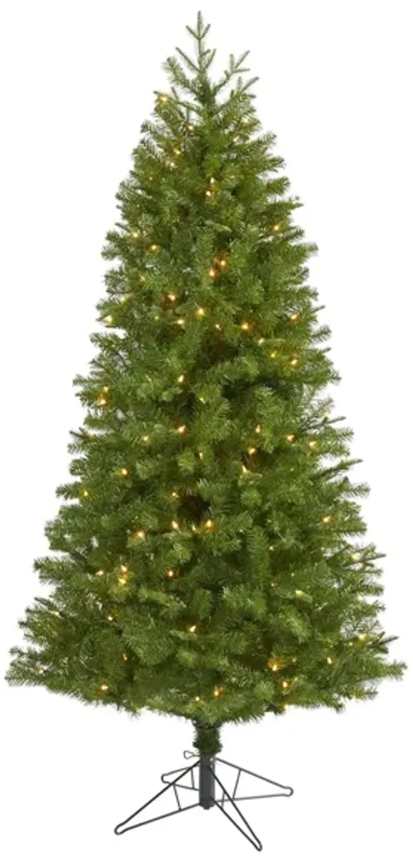 6.5ft. Pre-Lit Vancouver Spruce Artificial Christmas Tree