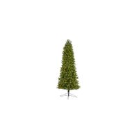 8ft. Pre-Lit Slim Virginia Spruce Artificial Christmas Tree in Green by Bellanest