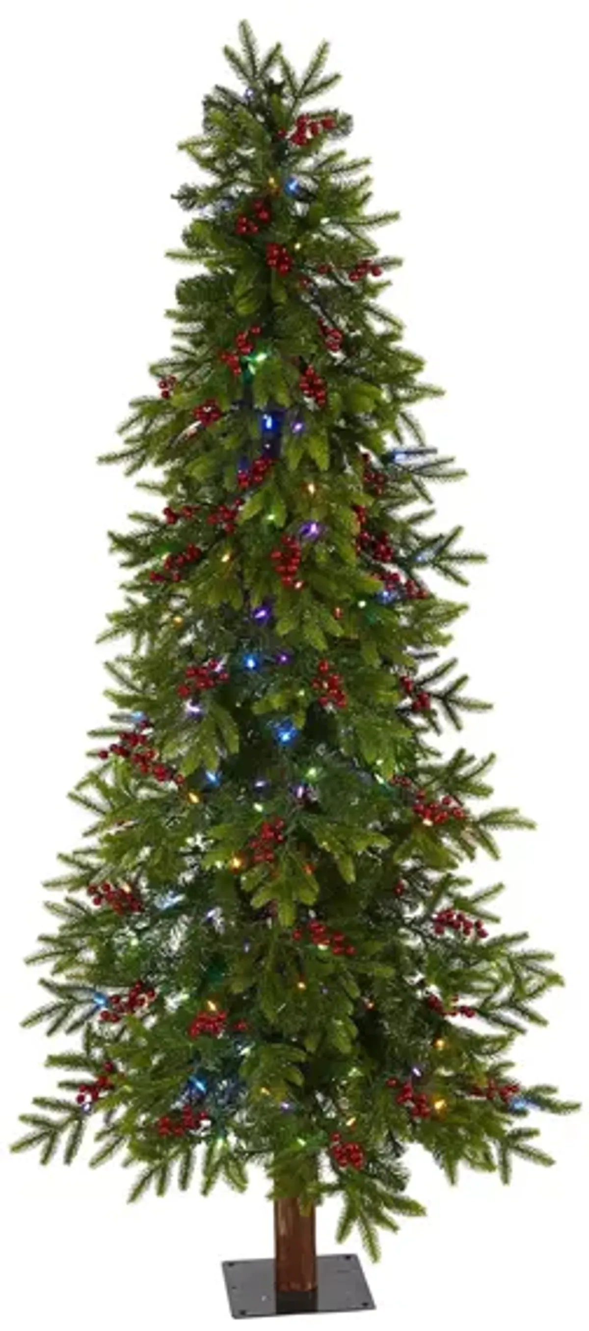 6ft. Pre-Lit Victoria Fir Artificial Christmas Tree