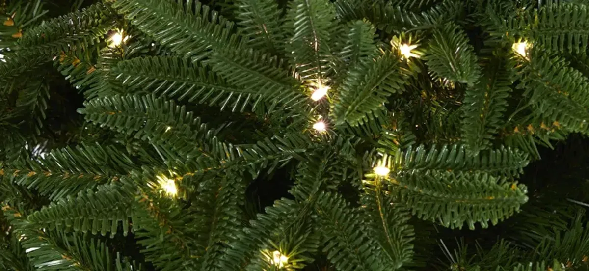 7ft. Pre-Lit Oregon Spruce Artificial Christmas Tree
