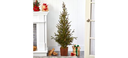 4ft. Alpine “Natural Look” Artificial Christmas Tree in Green by Bellanest