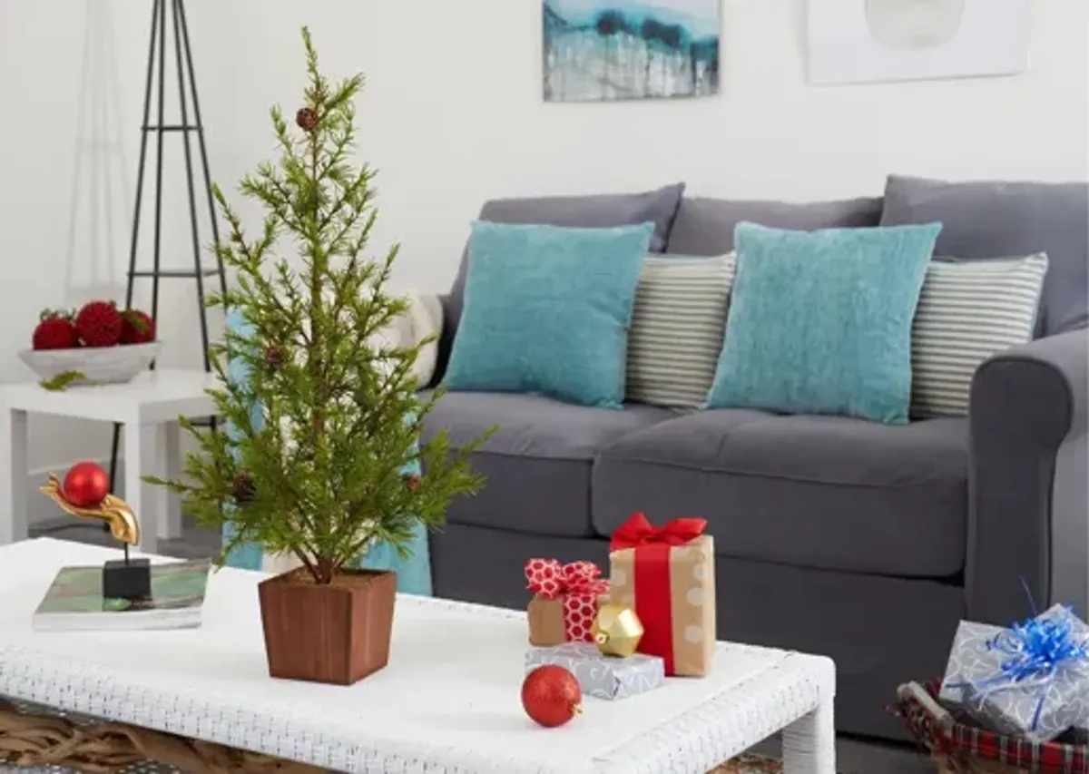 28in. Alpine "Natural Look" Artificial Christmas Tree