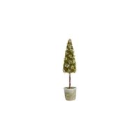 2ft. Flocked Moss Artificial Cone Tree in Green by Bellanest