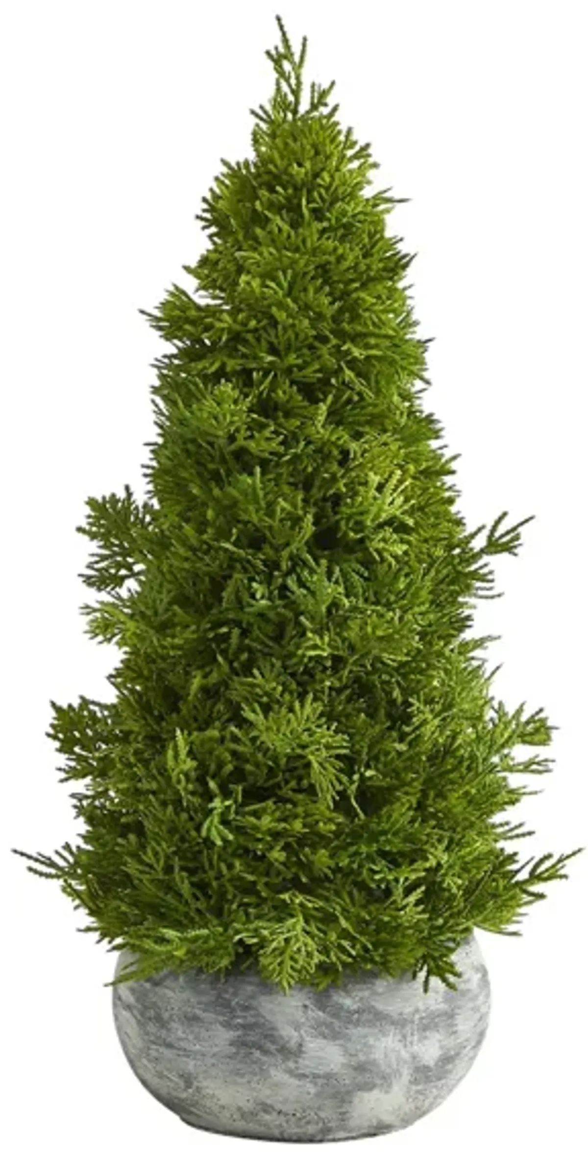 18in. Cypress Cone Artificial Tree