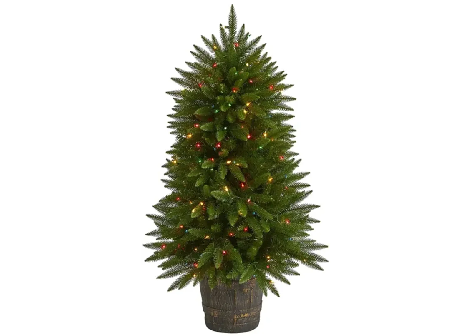 5ft. Pre-Lit Sierra Fir Artificial Christmas Tree in Green by Bellanest