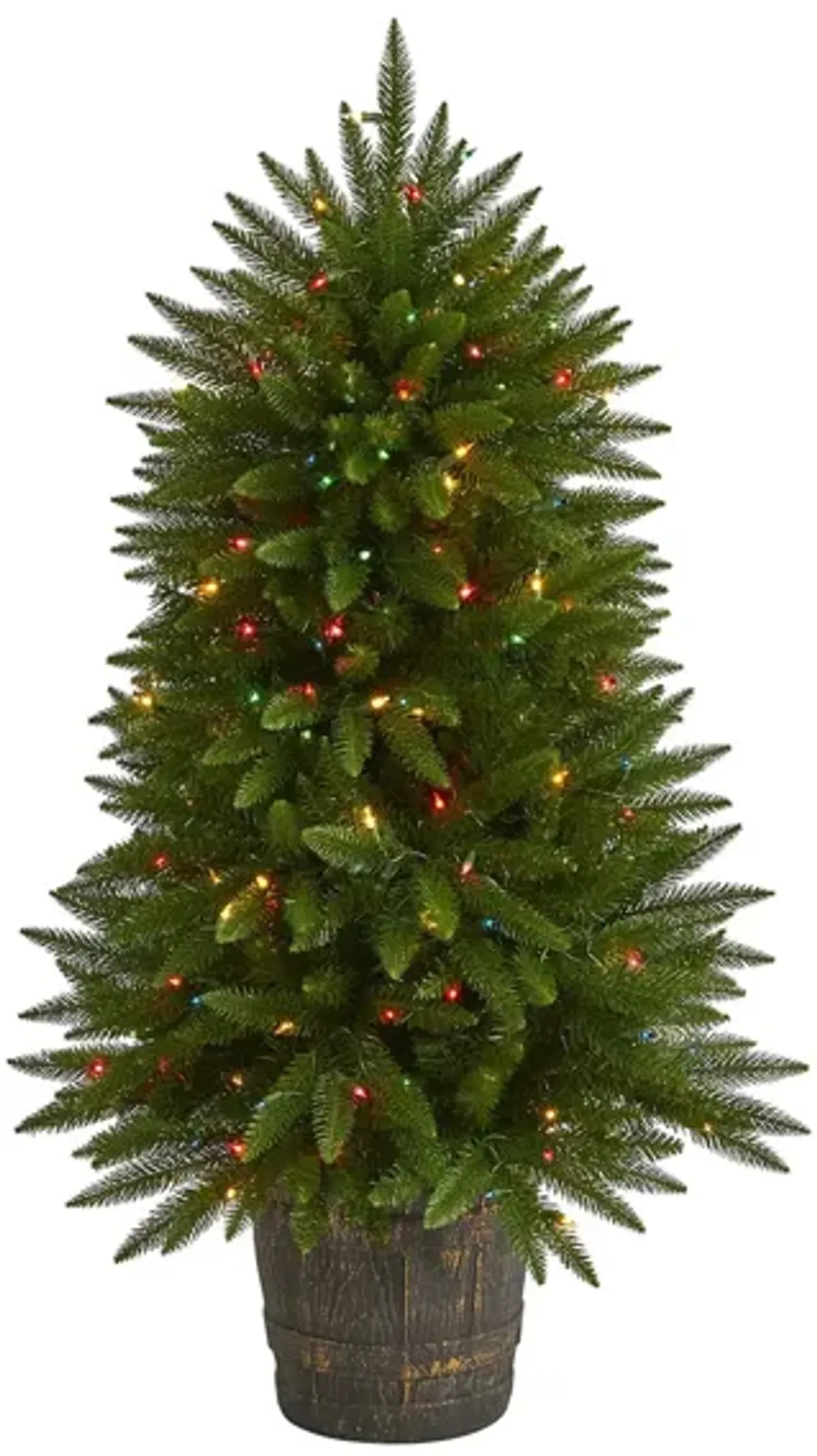 5ft. Pre-Lit Sierra Fir Artificial Christmas Tree in Green by Bellanest