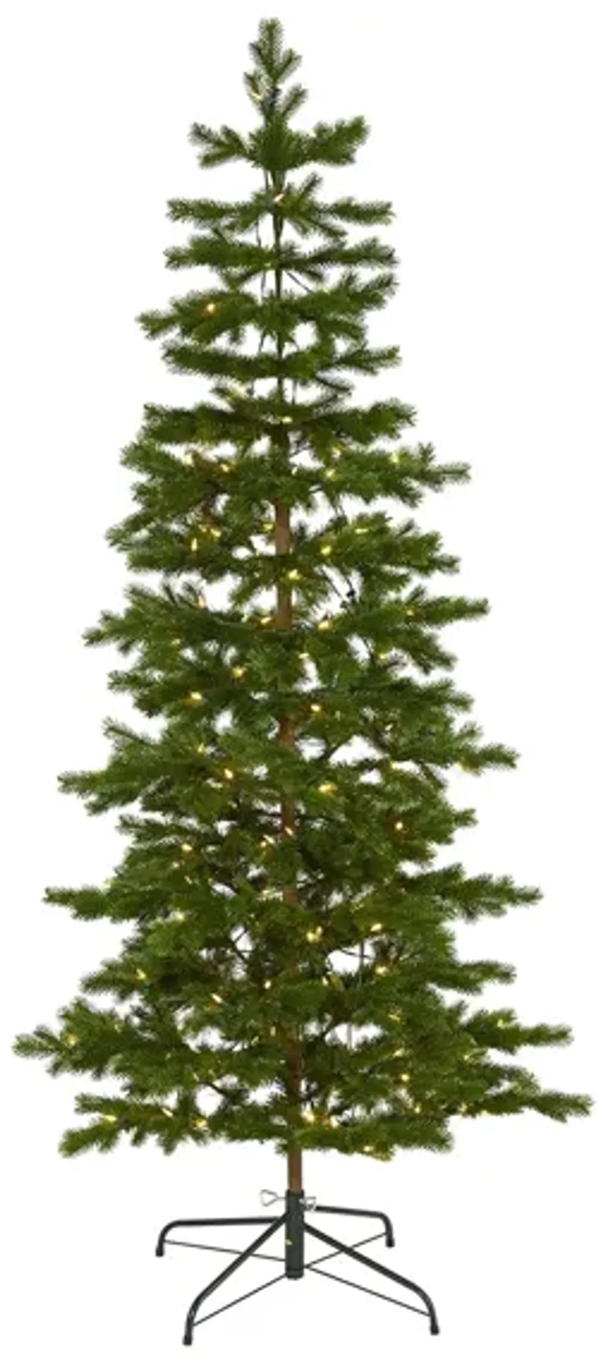 6.5ft. Pre-Lit Big Sky Spruce Artificial Christmas Tree in Green by Bellanest