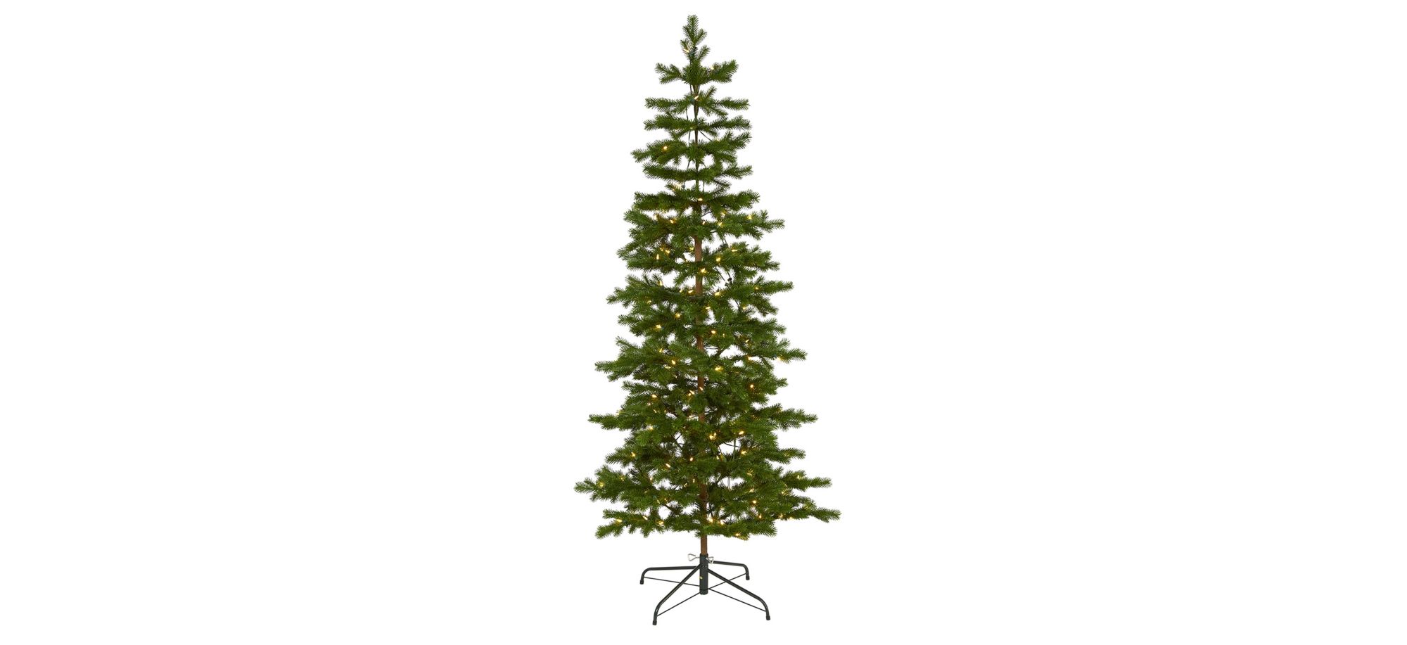 6.5ft. Pre-Lit Big Sky Spruce Artificial Christmas Tree in Green by Bellanest