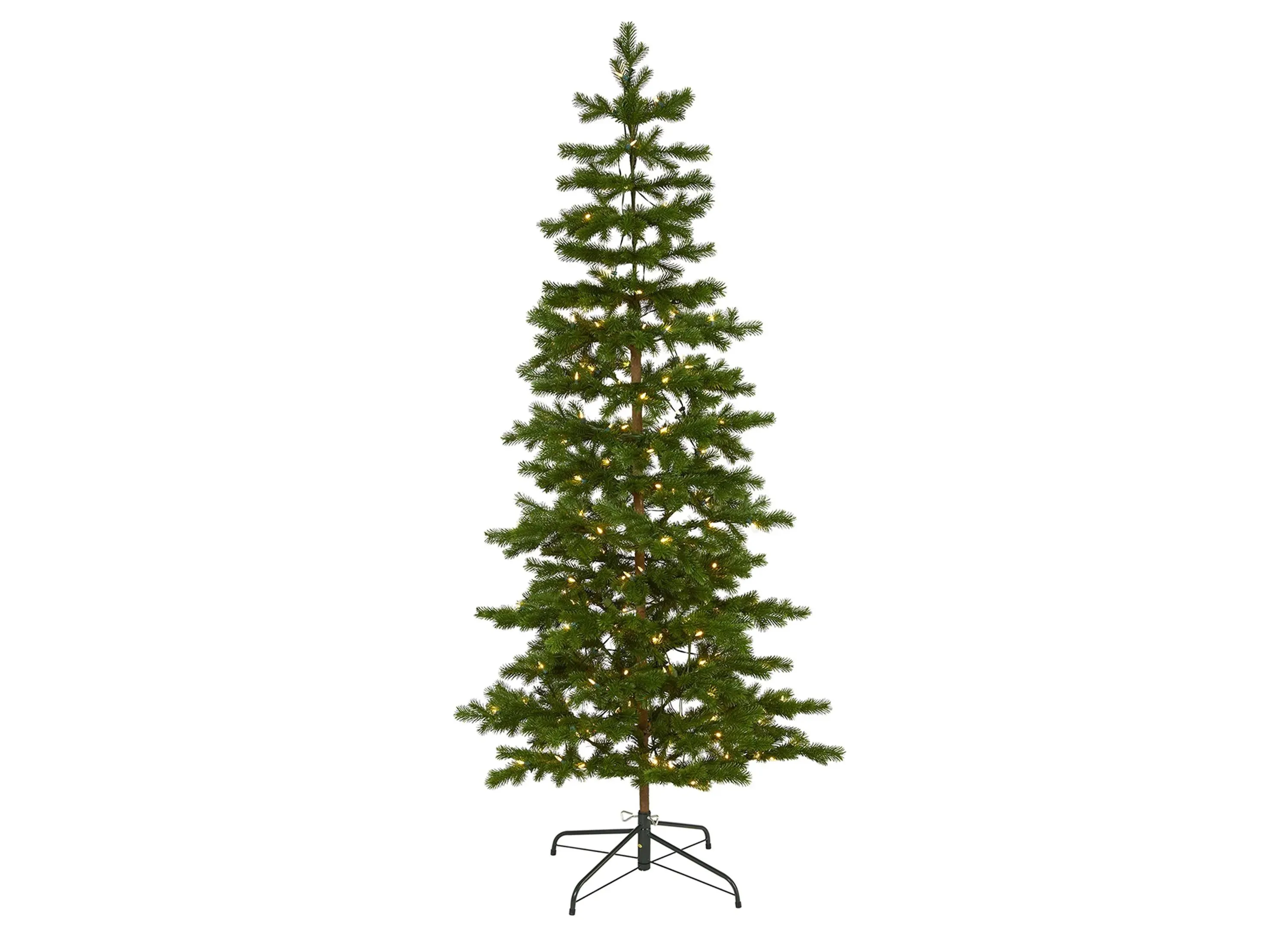 6.5ft. Pre-Lit Big Sky Spruce Artificial Christmas Tree in Green by Bellanest