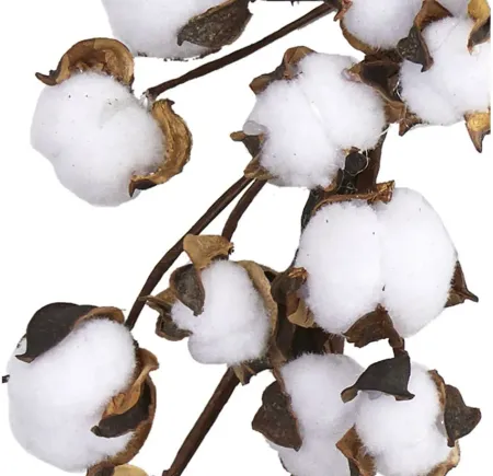 20in. Cotton Ball Wreath in White by Bellanest