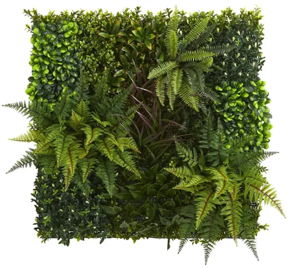 Artificial Living Wall UV Resistant (Indoor/Outdoor) in Green by Bellanest