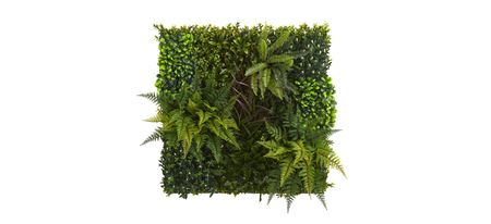 Artificial Living Wall UV Resistant (Indoor/Outdoor) in Green by Bellanest