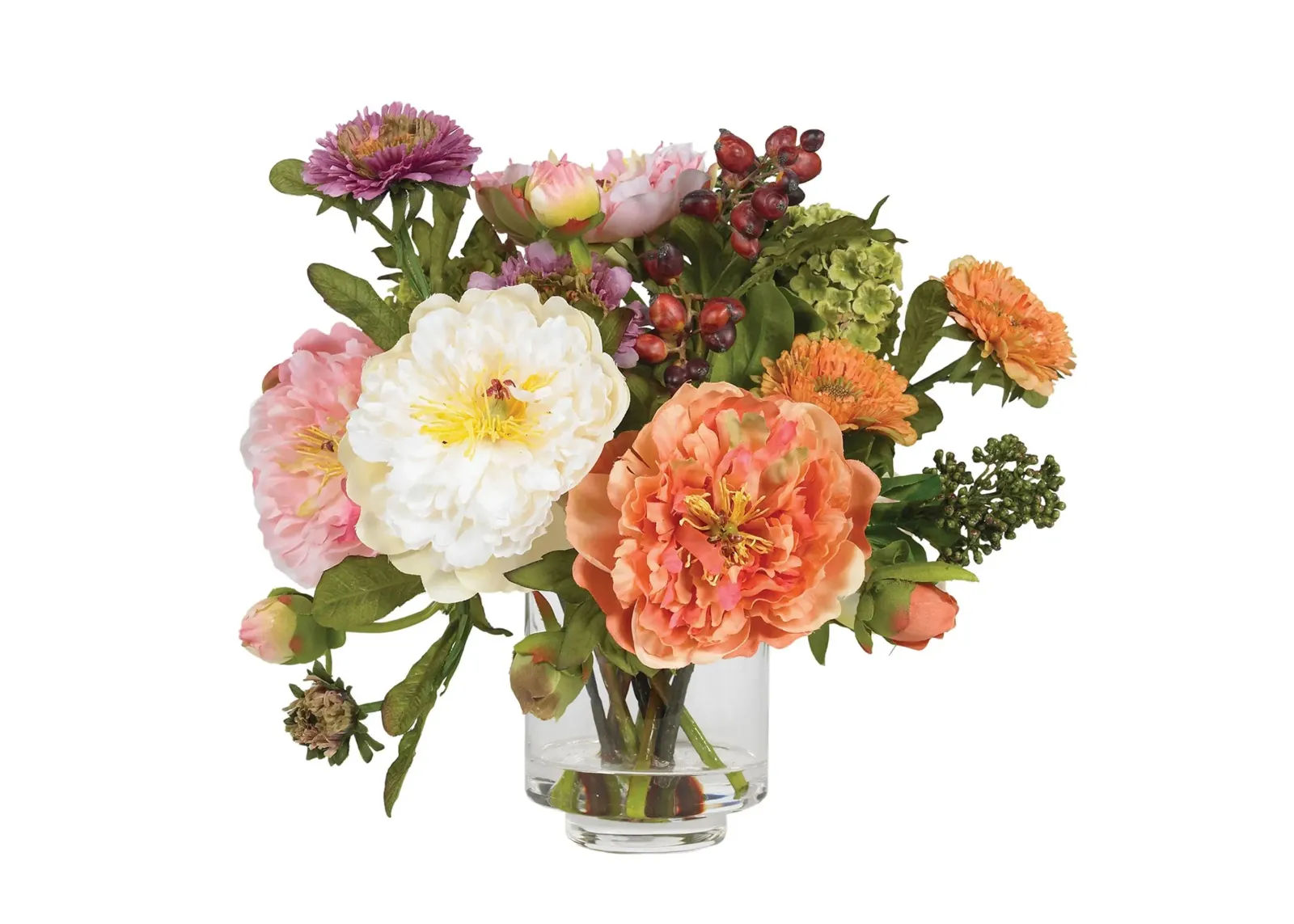 Peony Silk Arrangement in Assorted by Bellanest