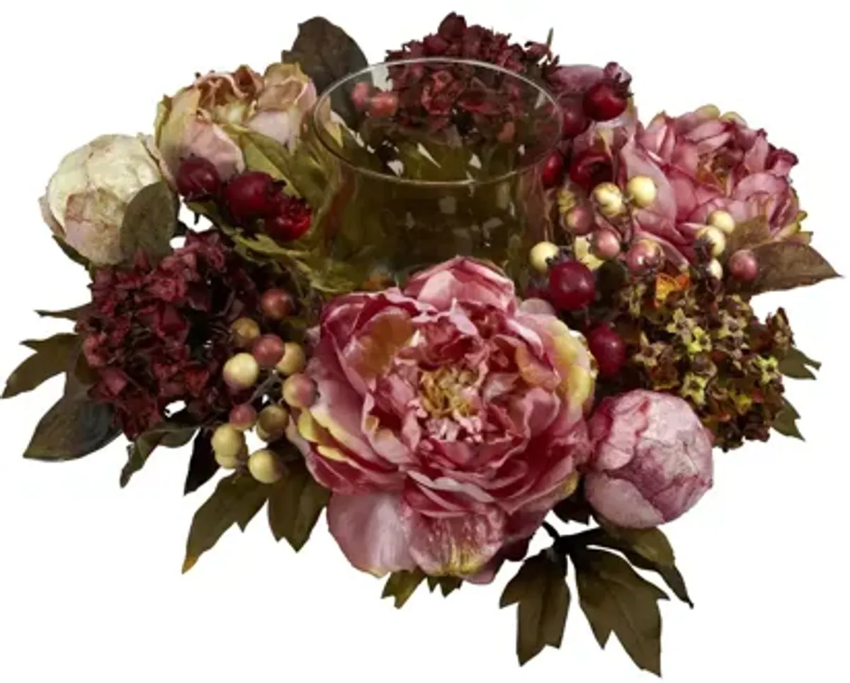 Peony Hydrangea Candelabrum