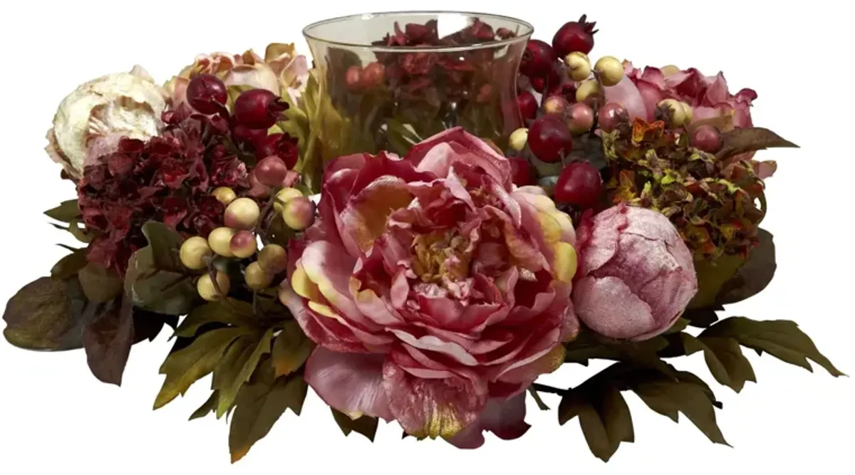 Peony Hydrangea Candelabrum