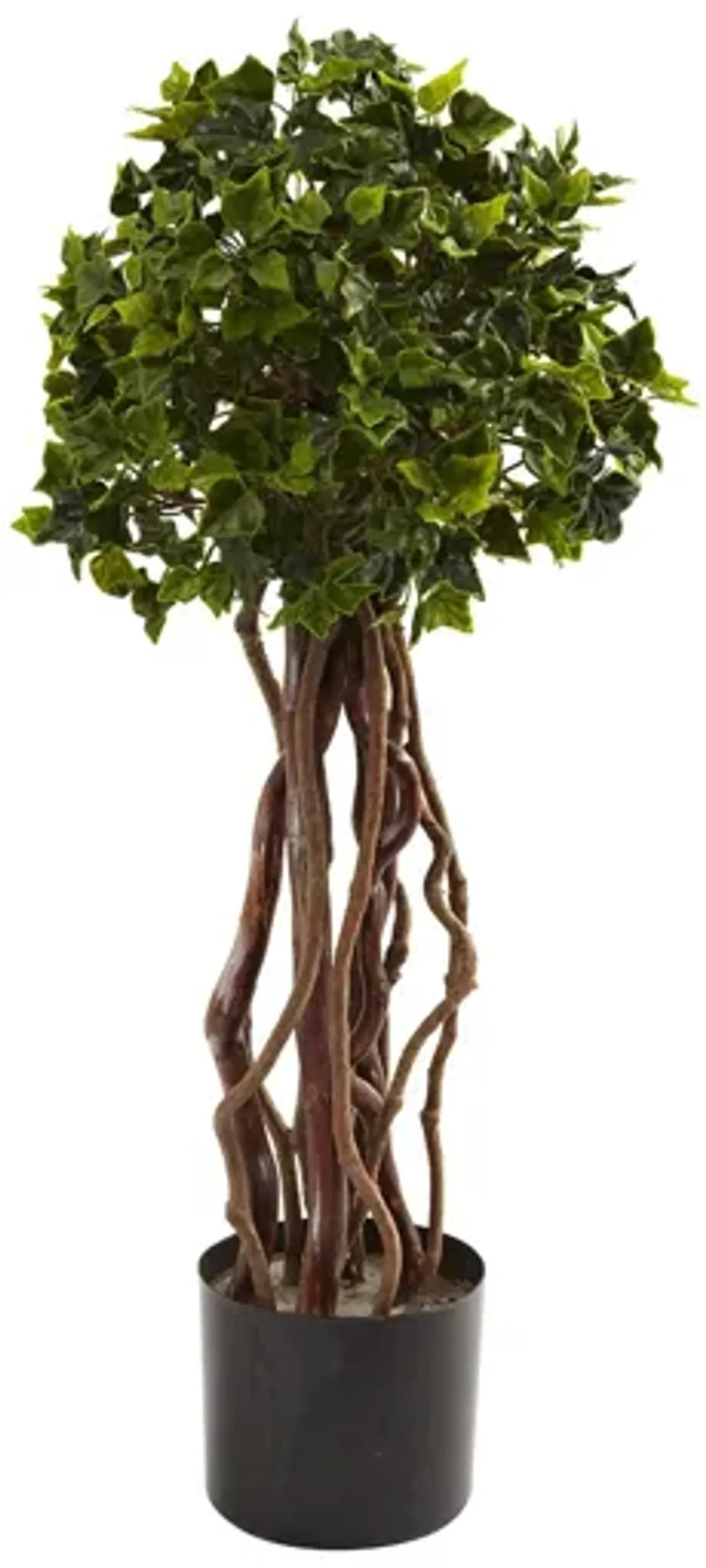 2.5ft. English Ivy Artificial Topiary UV Resistant (Indoor/Outdoor) in Green by Bellanest