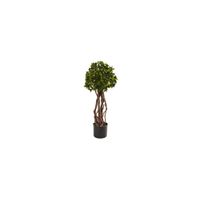 2.5ft. English Ivy Artificial Topiary UV Resistant (Indoor/Outdoor) in Green by Bellanest