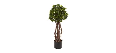 2.5ft. English Ivy Artificial Topiary UV Resistant (Indoor/Outdoor) in Green by Bellanest