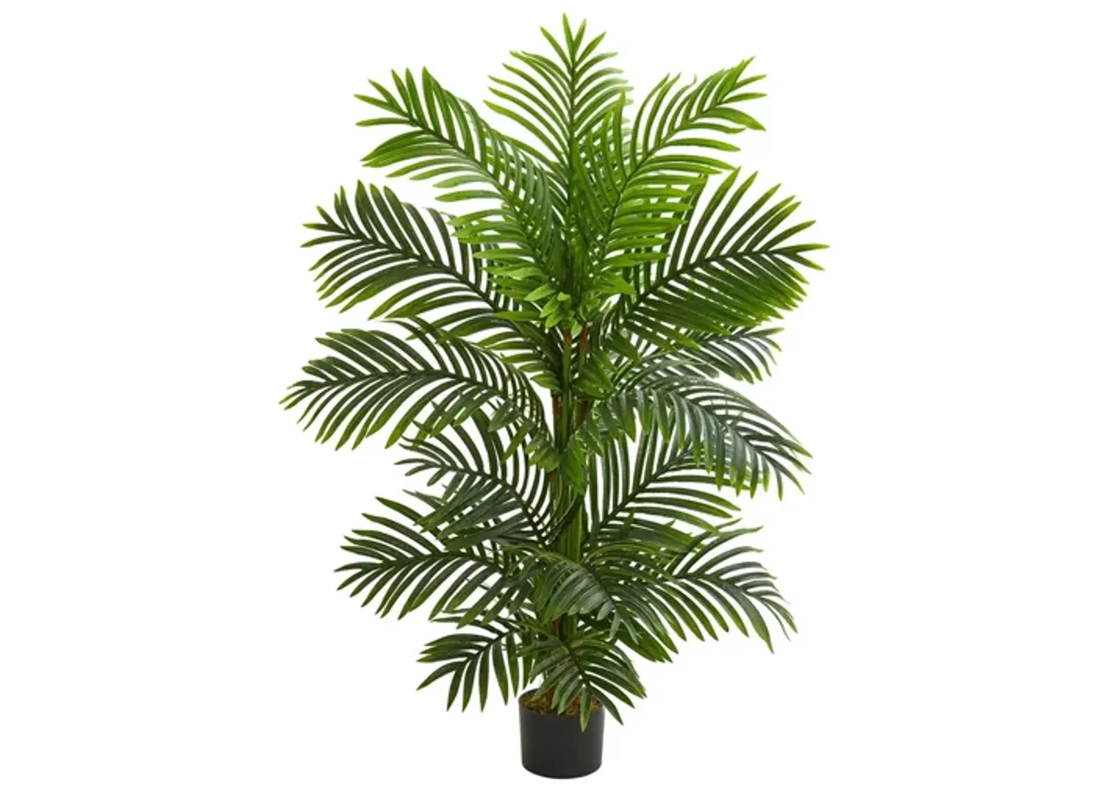 4ft. Bamboo Palm Artificial Tree in Green by Bellanest