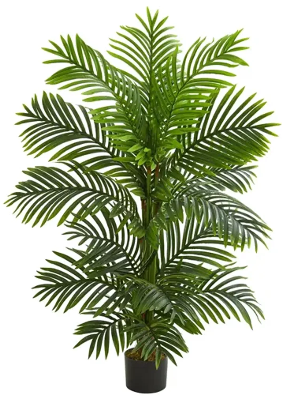 4ft. Bamboo Palm Artificial Tree in Green by Bellanest