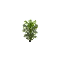 4ft. Bamboo Palm Artificial Tree in Green by Bellanest