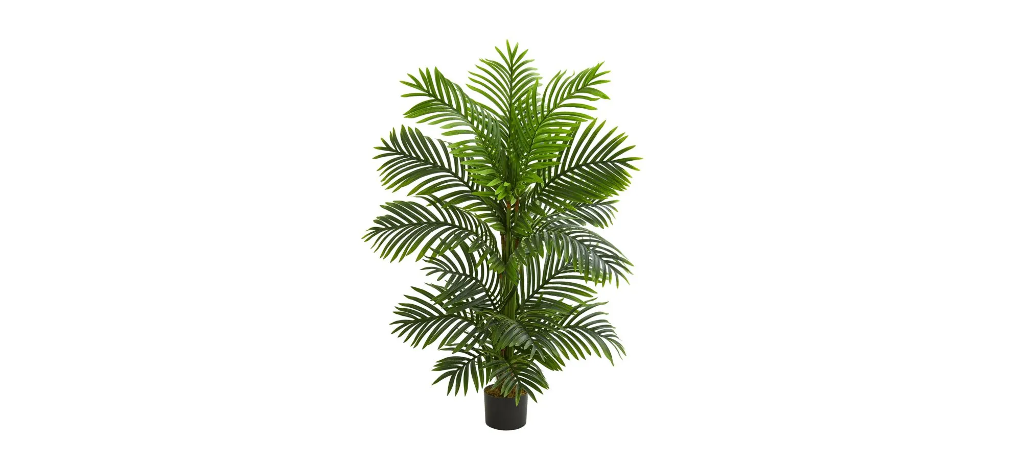 4ft. Bamboo Palm Artificial Tree in Green by Bellanest