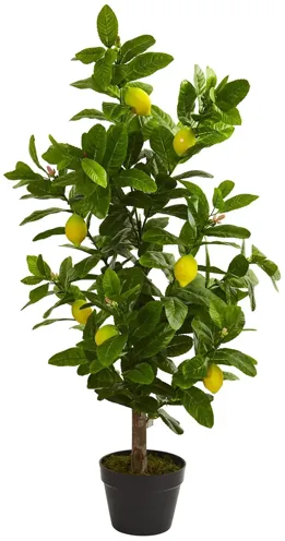 3ft. Lemon Artificial Tree in Green by Bellanest