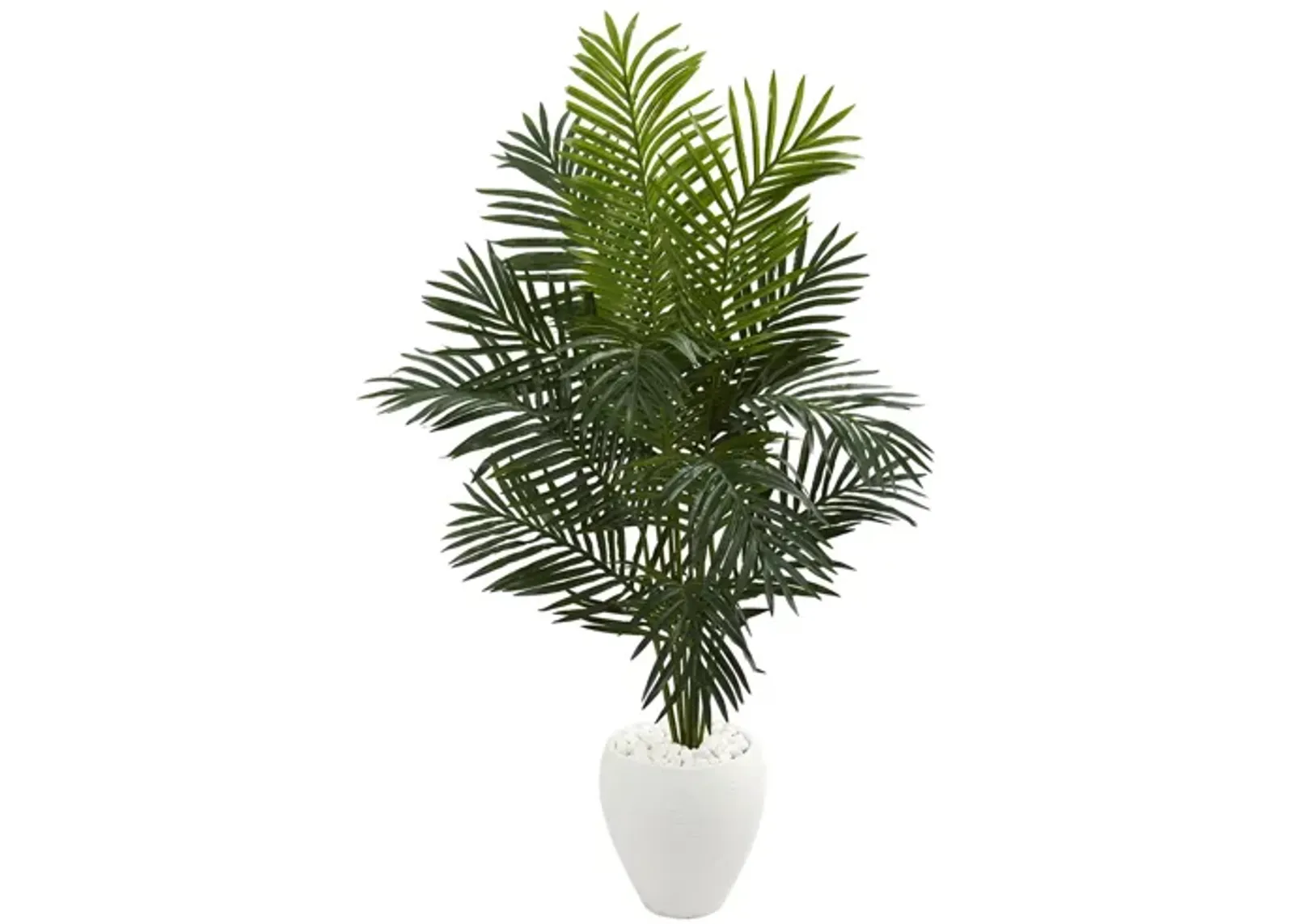 5.5ft. Paradise Artificial Palm Tree in Planter in Green by Bellanest