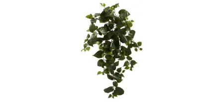 34in. Philo Hanging Artificial Plant (Set of 3) in Green by Bellanest