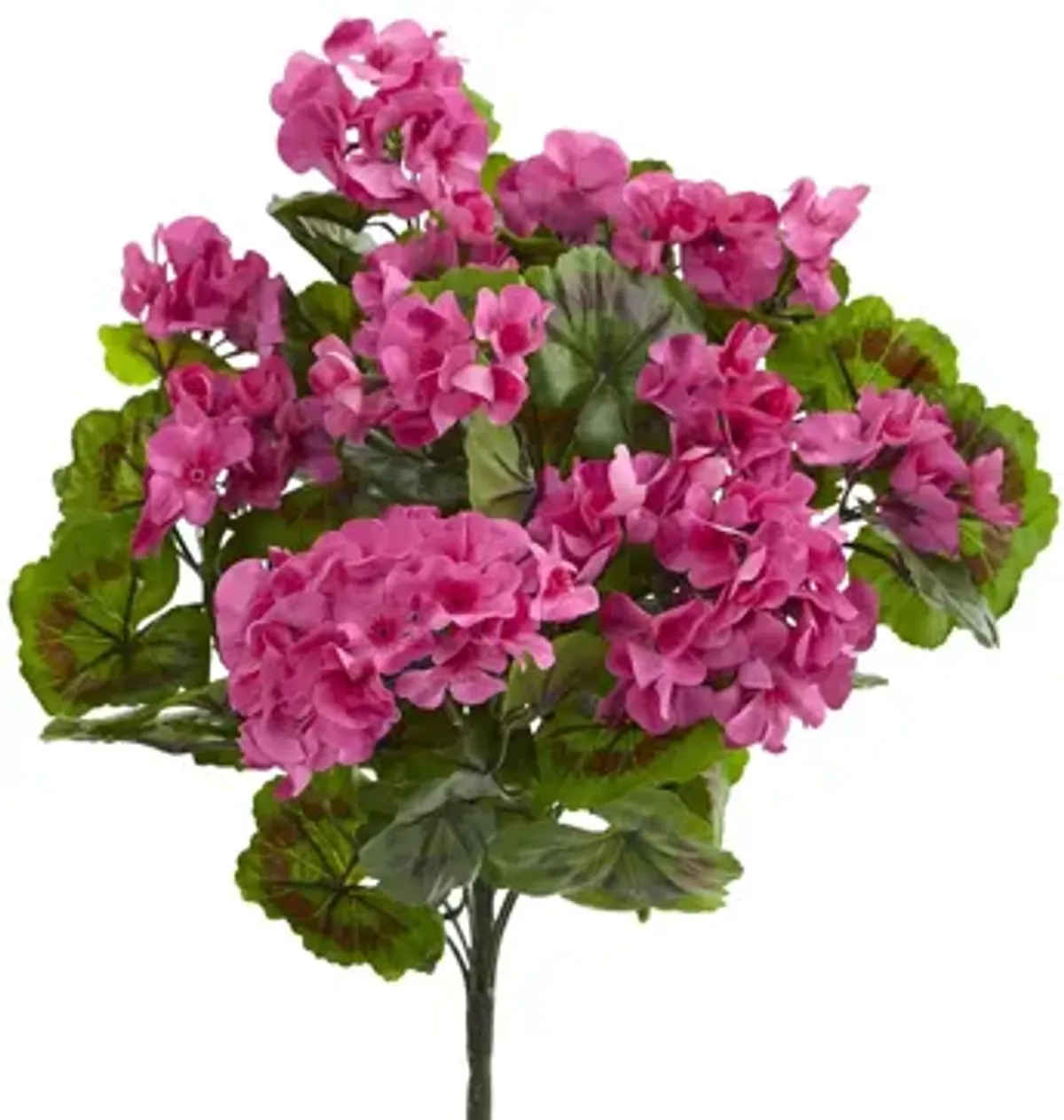 Geranium Artificial Bush (Set of 3) (Indoor/Outdoor)