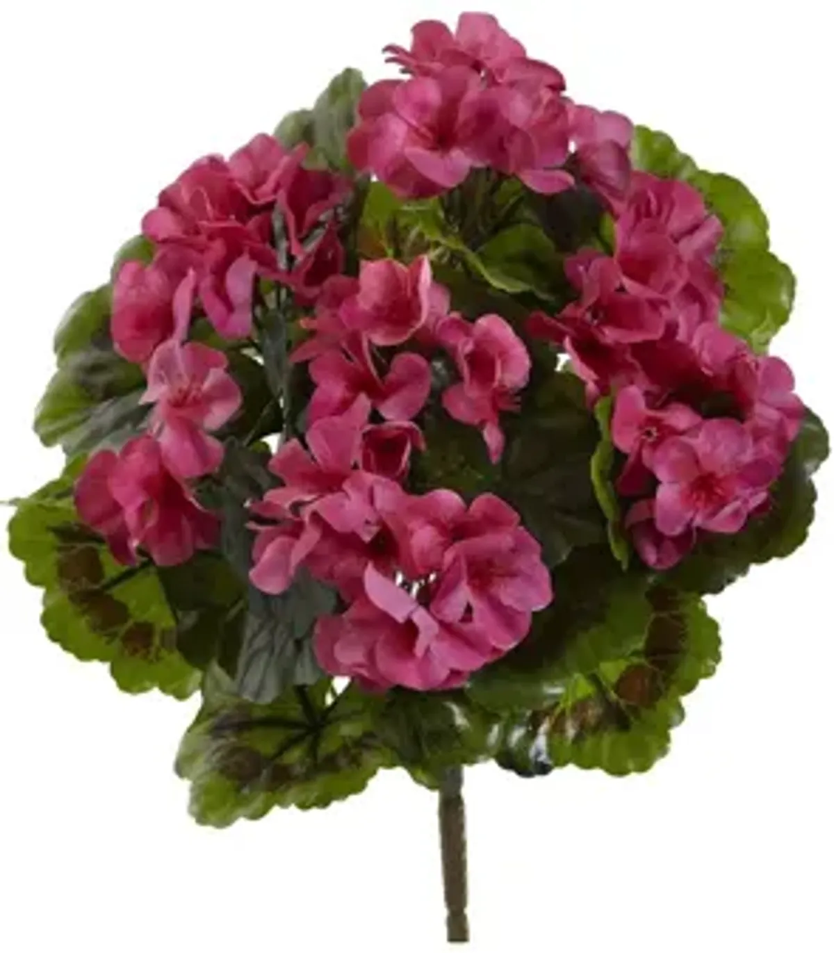 Geranium Artificial Bush (Set of 4) (Indoor/Outdoor)