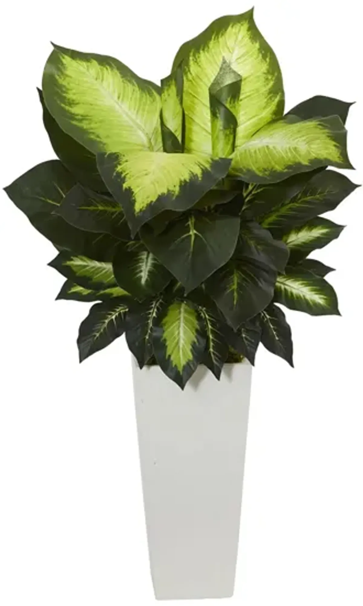 Golden Dieffenbachia Artificial Plant in Green by Bellanest