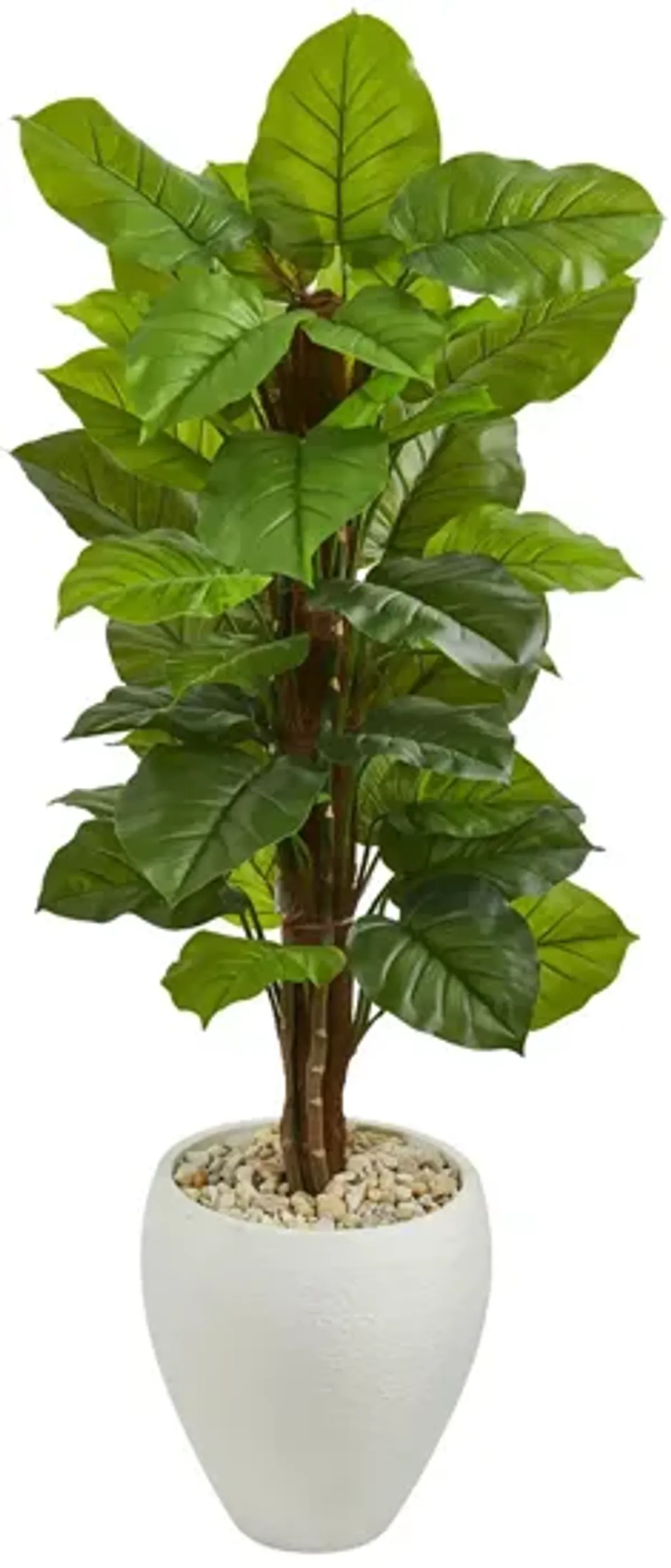 5ft. Large Leaf Philodendron Artificial Plant in Planter