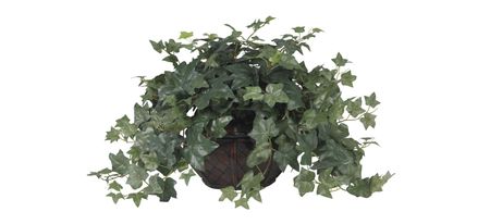 Puff Ivy with Vase Silk Plant in Green by Bellanest