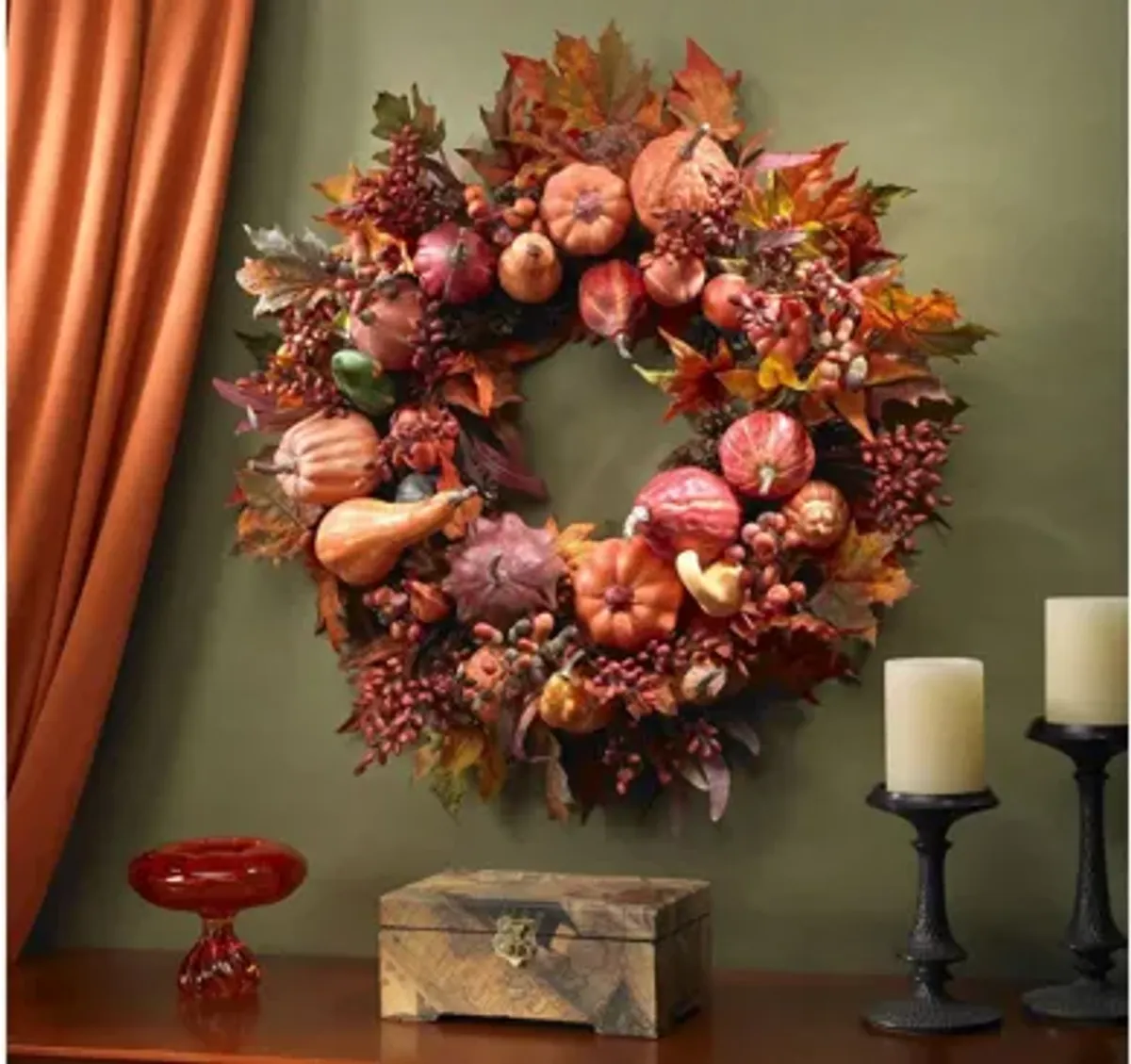 28in. Harvest Wreath