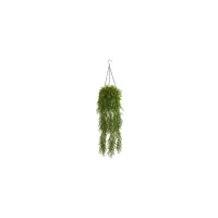 3ft. Willow Artificial Plant Hanging Basket in Green by Bellanest