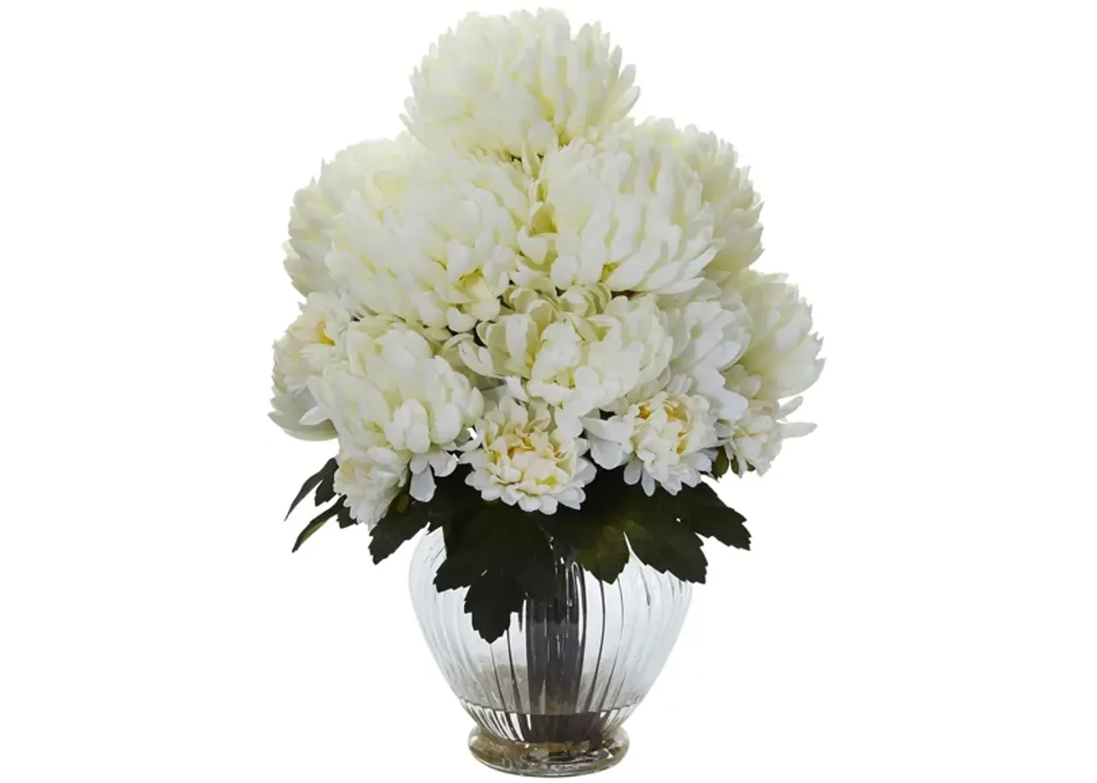 Mum Artificial Arrangement in Vase in Cream by Bellanest