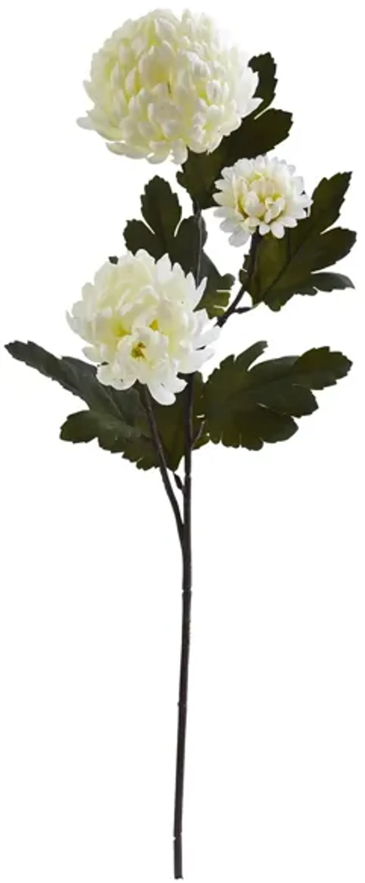 29in. Chrysanthemum Artificial Flower (Set of 12) in Cream by Bellanest