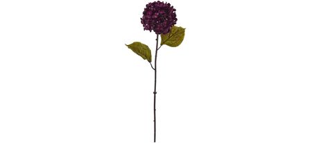 22in. Fall Hydrangea Artificial Flower (Set of 6) in Purple by Bellanest