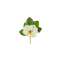 18in. Magnolia Artificial Flower (Set of 6) in White by Bellanest