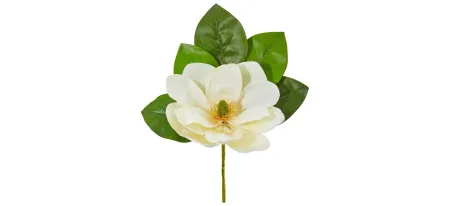 18in. Magnolia Artificial Flower (Set of 6) in White by Bellanest